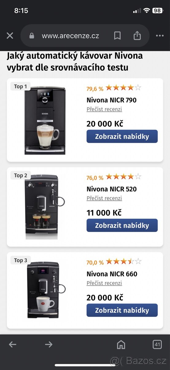KAVOVAR NIVONA CAFFE ROMANTICA 660 - 4