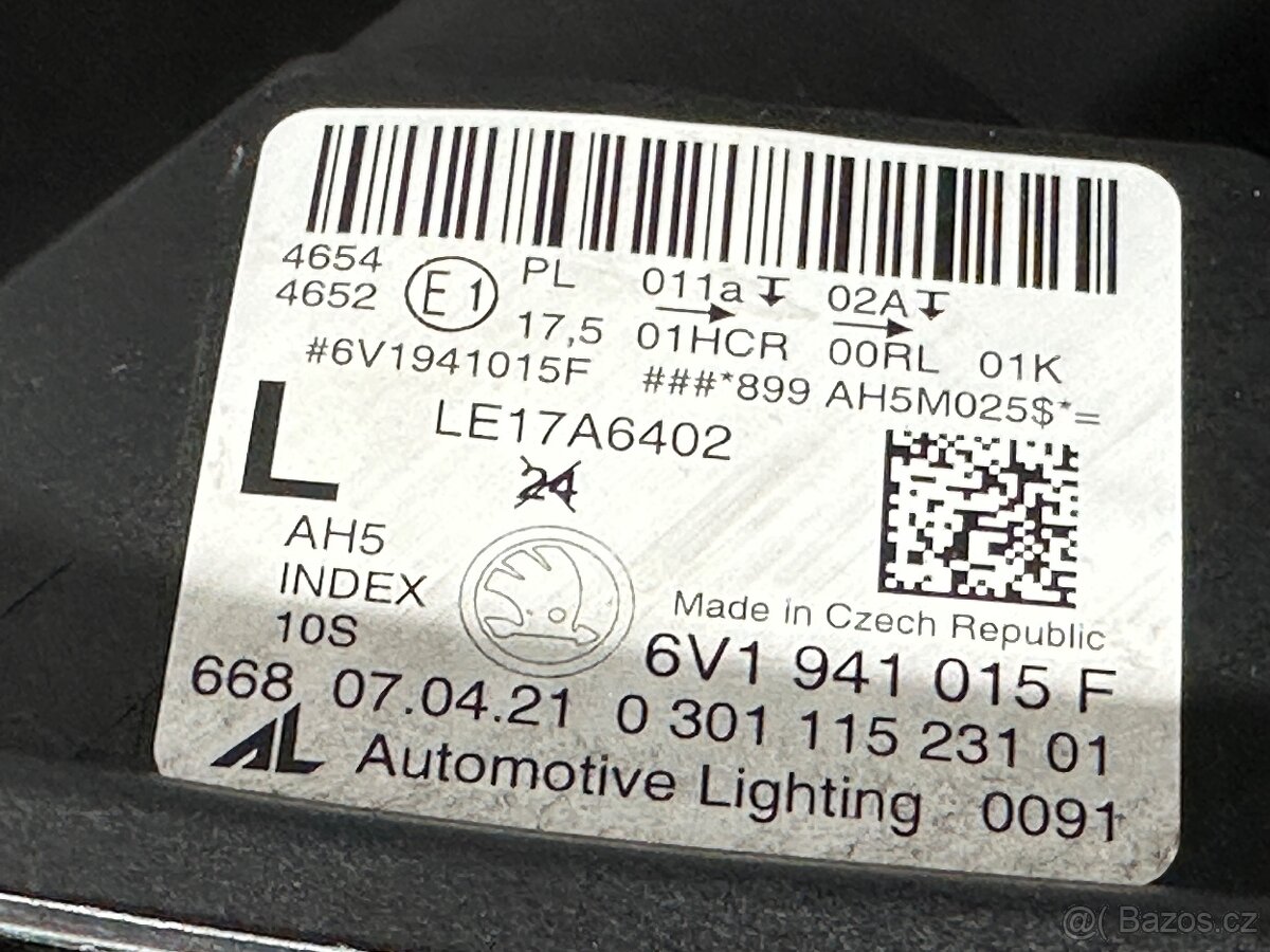 Škoda Fabia 3 full led světlo - 4