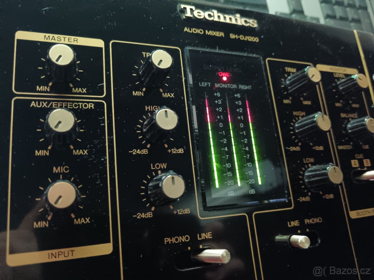 Profesionální analogový DJ mix Technics SH-DJ1200 - 4
