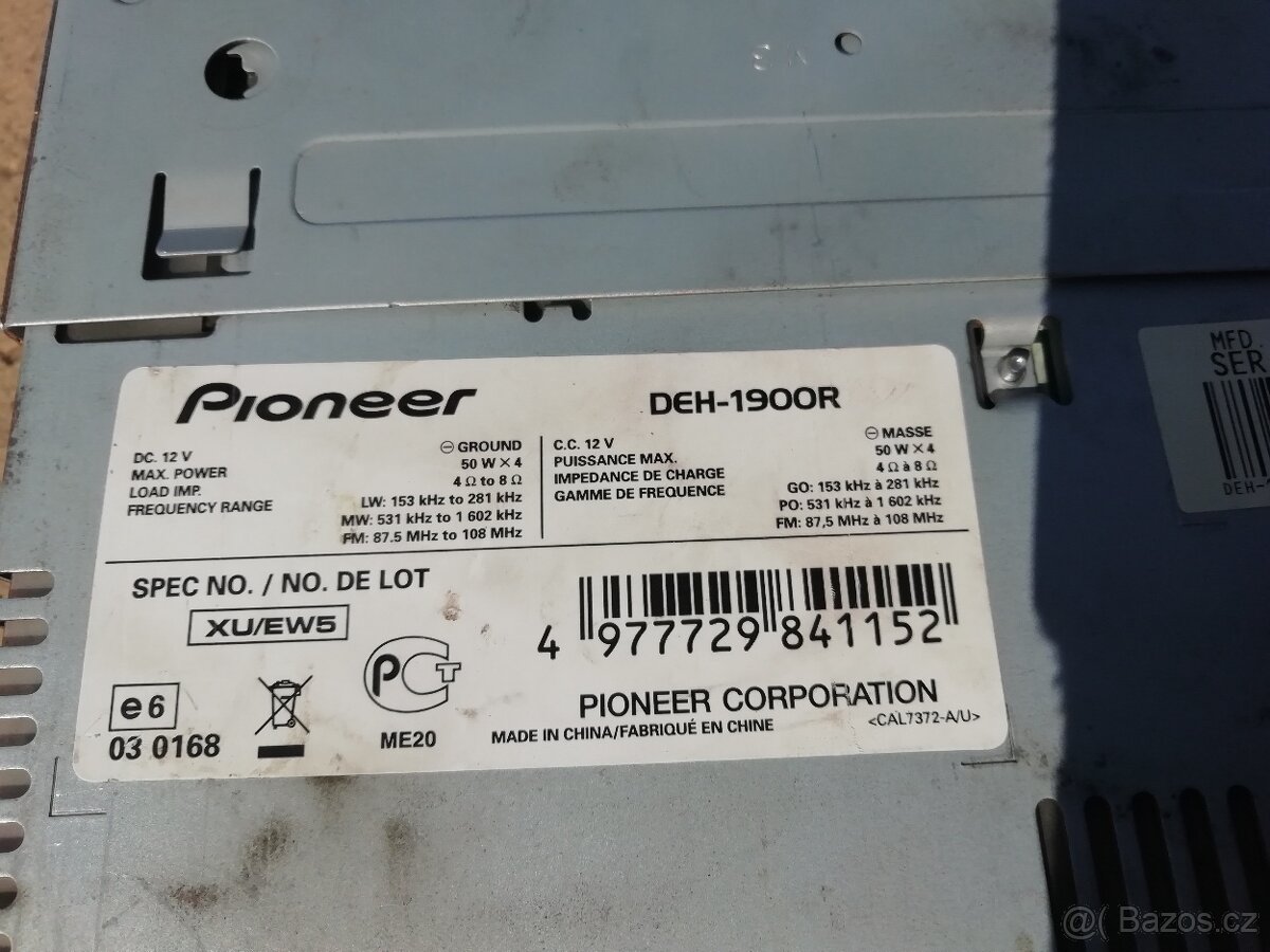 Autoradio Pioneer DEH-1900R - 4