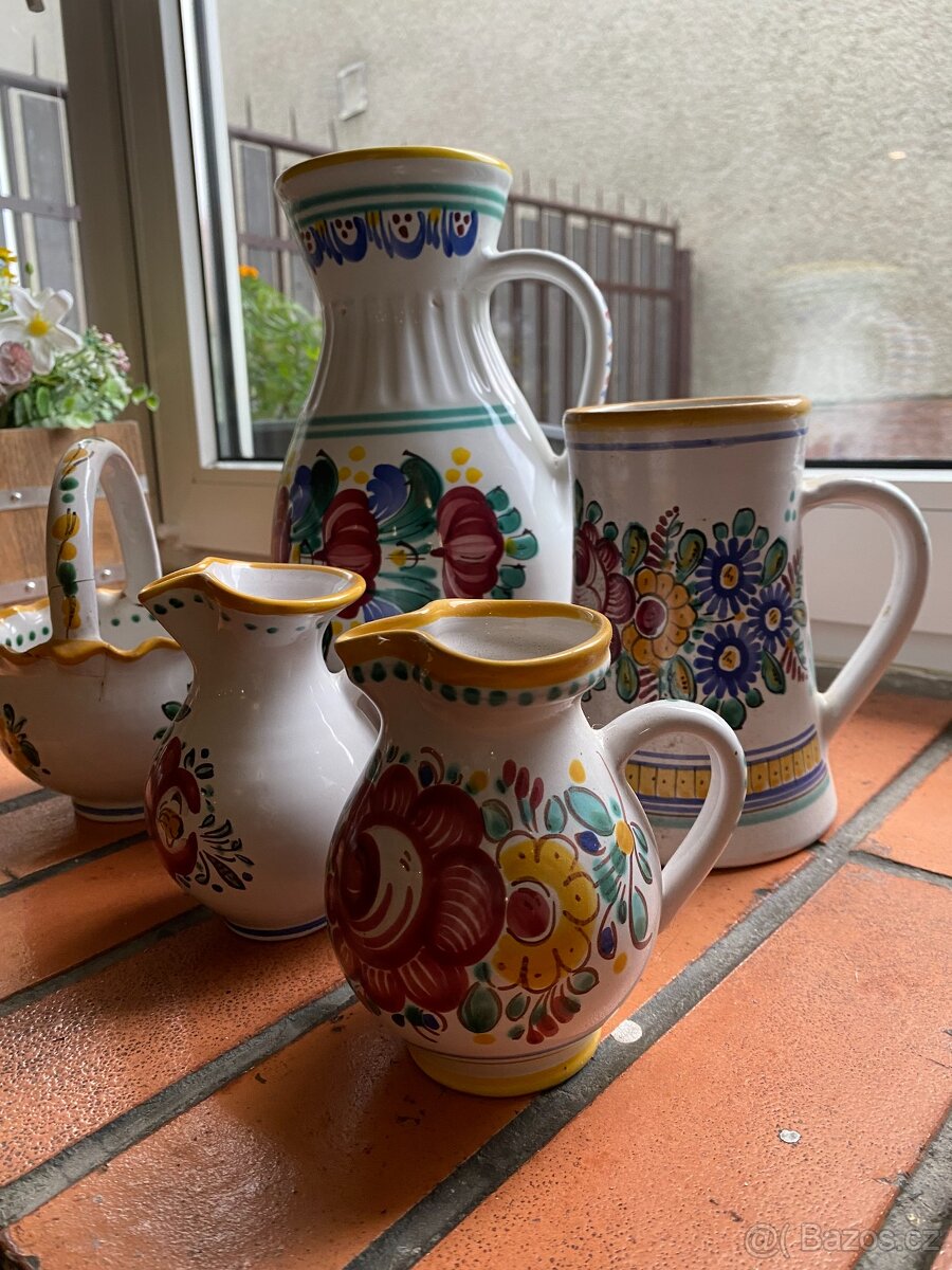 Sada malované keramiky - 4