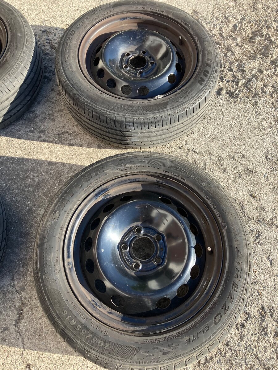 Letní pneu na plechových discích 205/55 R16 91V - 4