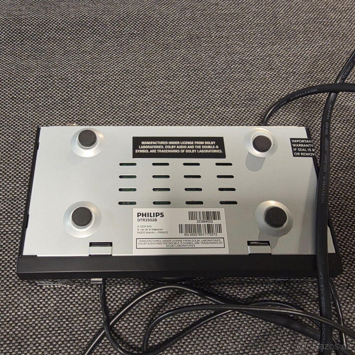 Set-top box Philips DTR3502B černý - 4