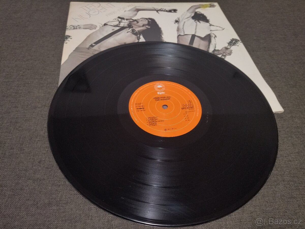 LP - TED NUGENT - Free For All - EPC 81397 - 4