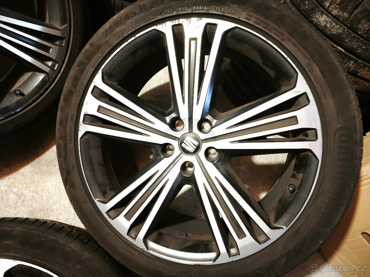 Seat Tarraco - originál 20" alu disky - 4