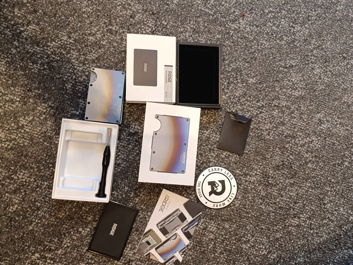 Ridge Wallet Burnt titanium - 4