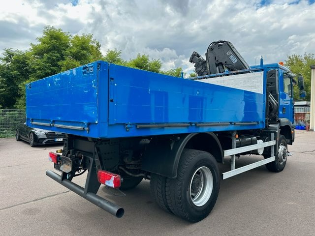 MAN TGM18.290/4x4/Jeřáb/ 21m /naviják/drapák/valník