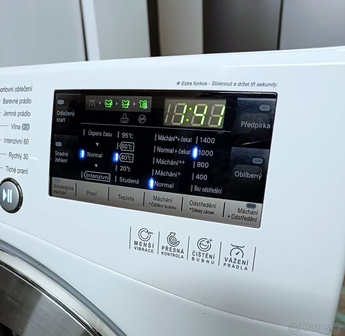 Pračka LG 8 kg A+++ 1400 ot./min ZÁRUKA - 4