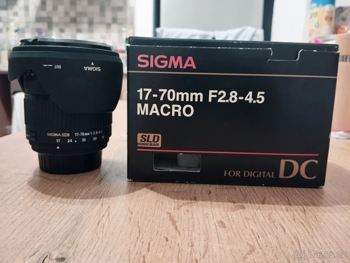 Sigma 17-70 f2.8-4.5 DC + filtry - 4