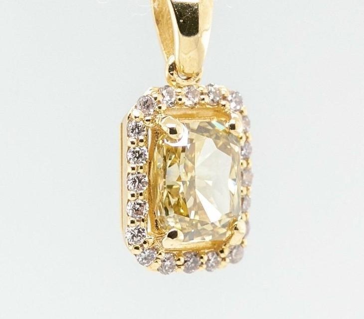 14K náhrdelník s diamanty 0,74ct - certifikát AIG - 4