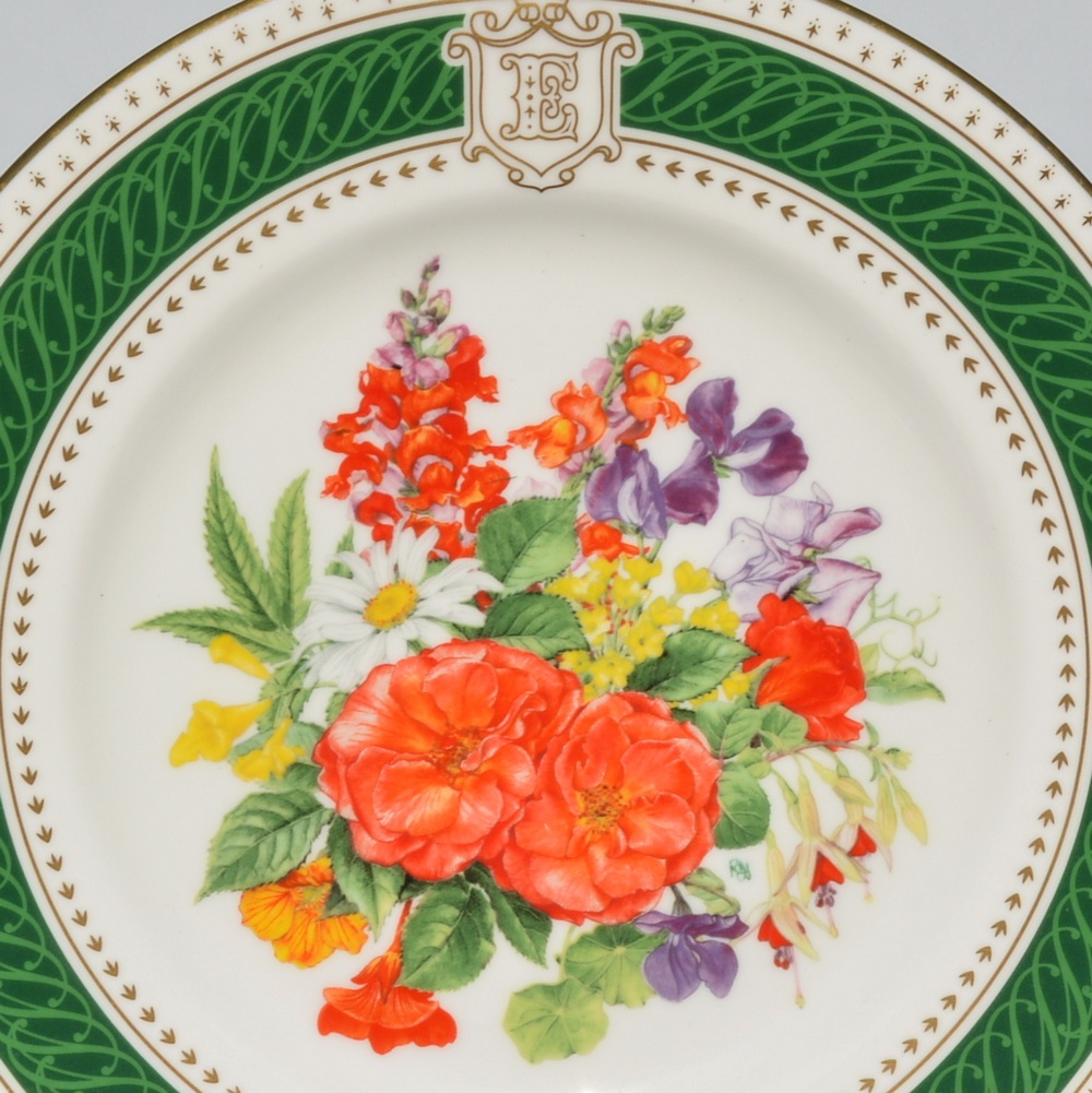 Aynsley, Minton, Wedgwood anglické porcelánové talíře - 4