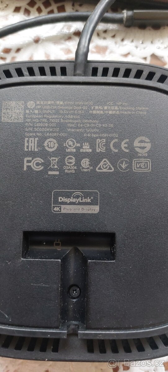 Hp usb c/a Universal dock-g2 - 4