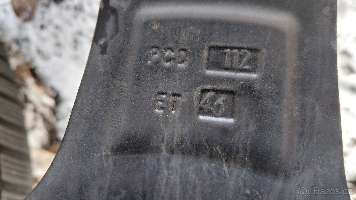 alu Škoda Octavia IV, zimní 205/60/16 zánovní Semperit - 4