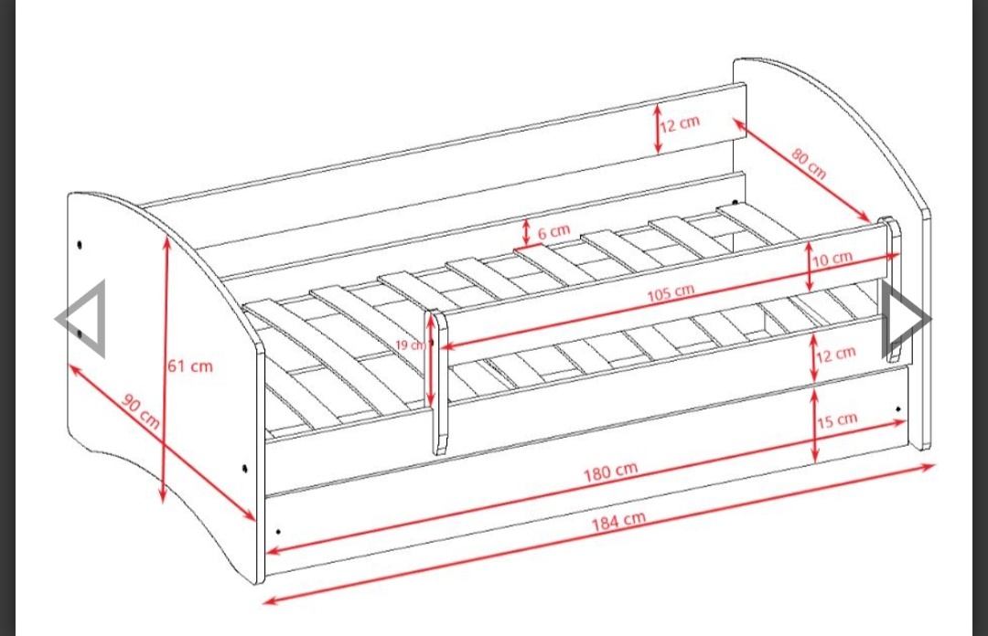 Detska postel Baby dream s nocným stolikom - 4