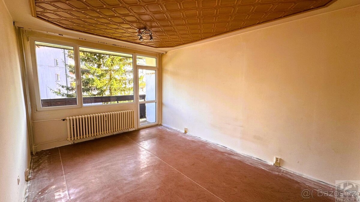 Byt 1+1, balkon, 40,8 m2, OV, původní stav Jiřetín pod Bukov - 4