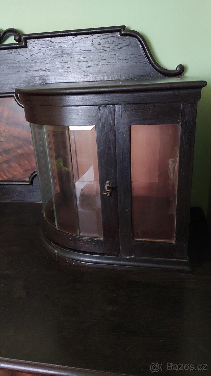 Starožitné bifé, sekretář, skříň - 4