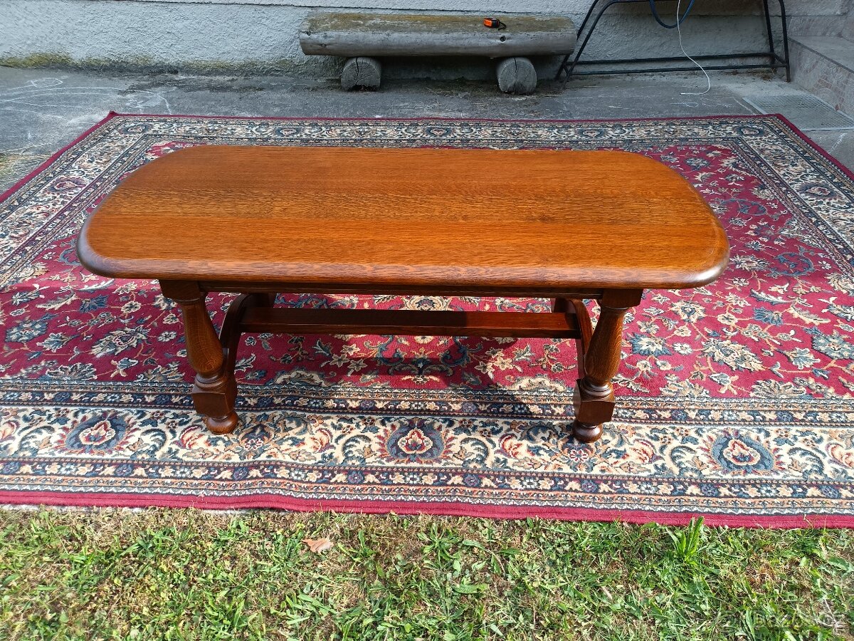 Rustikální konferenční stolek s trnoží . - 4