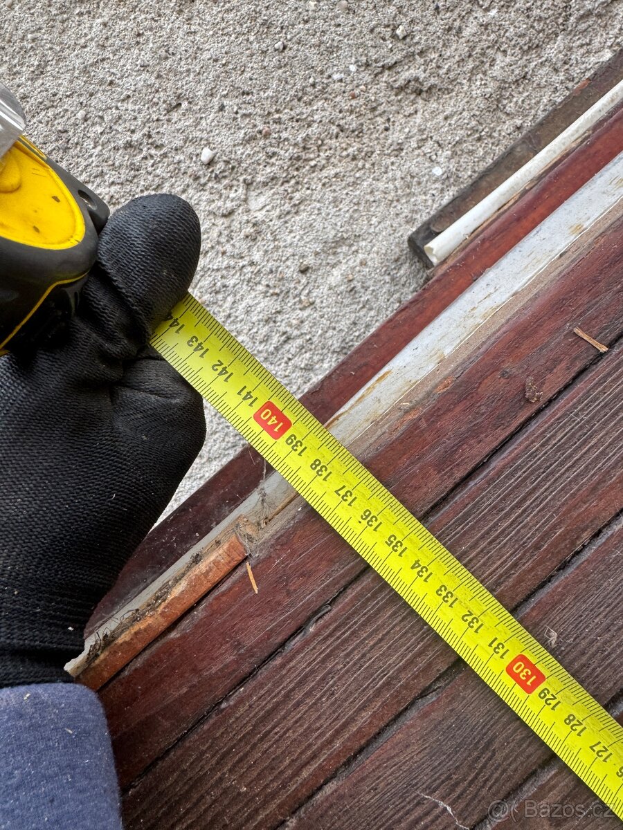 Dvoukřidllá modřínová vrata 226x280cm - 4