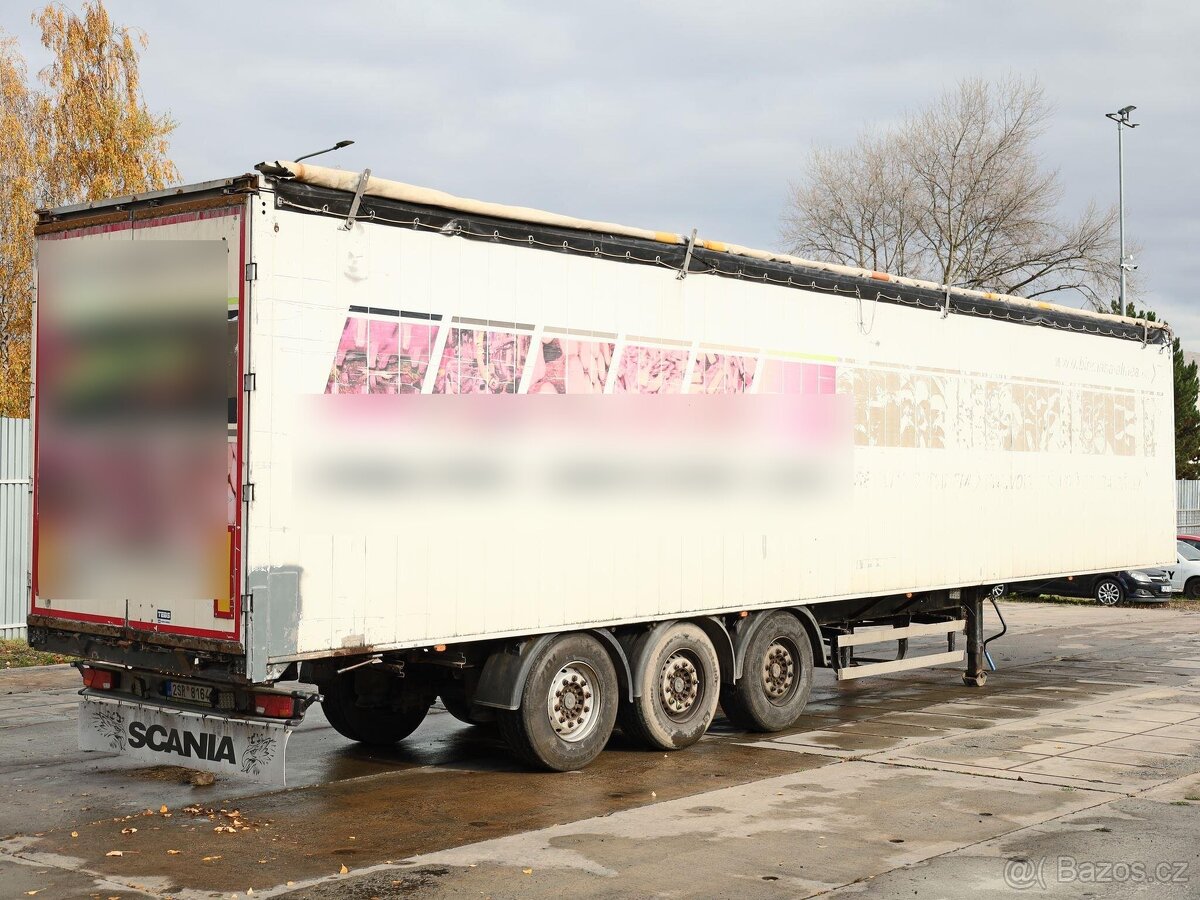 Schmitz SW 24, POSUVKA, 35 TUN, 92 CBM, NÁPRAVY SAF, ZVEDAC - 4