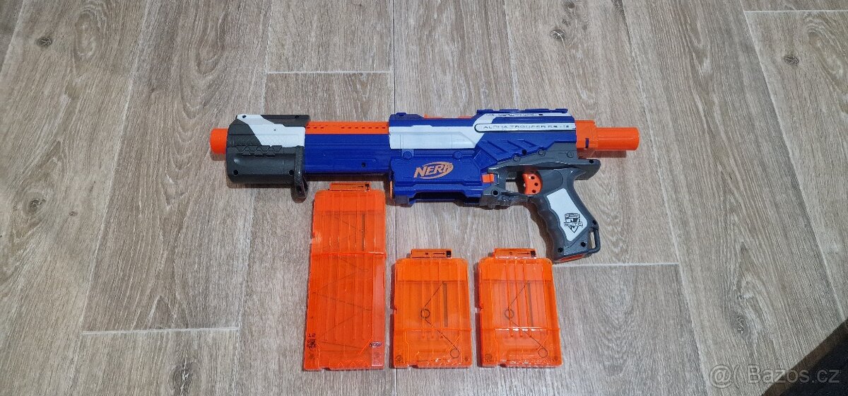 Nerf N-strike - Alpha trooper - cs- 12 + doplňky - 4