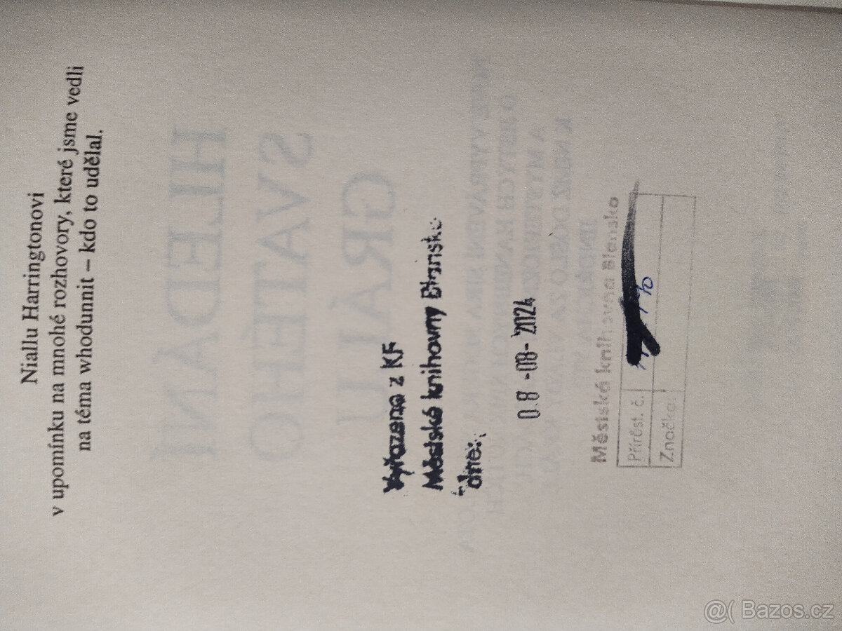 Tajemství otráveného kalicha, Hledání svatého grálu, Spiknut - 4