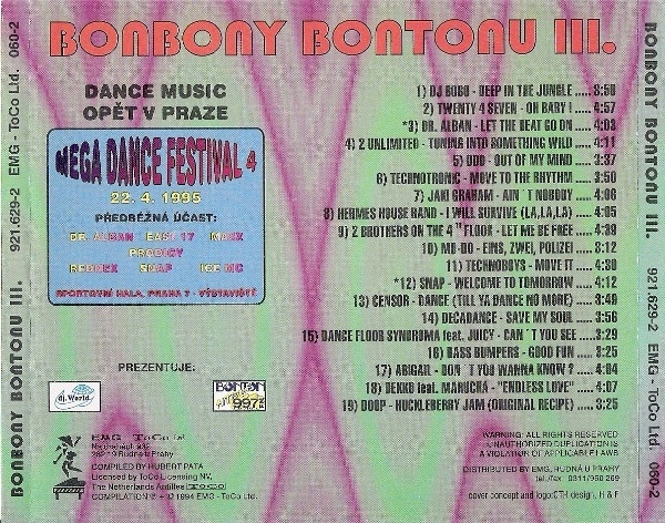 Prodám CD Bonbony Bontonu 3 a další - 4