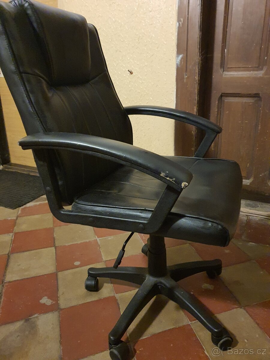 levná kancelářská židle ekokůže - 4