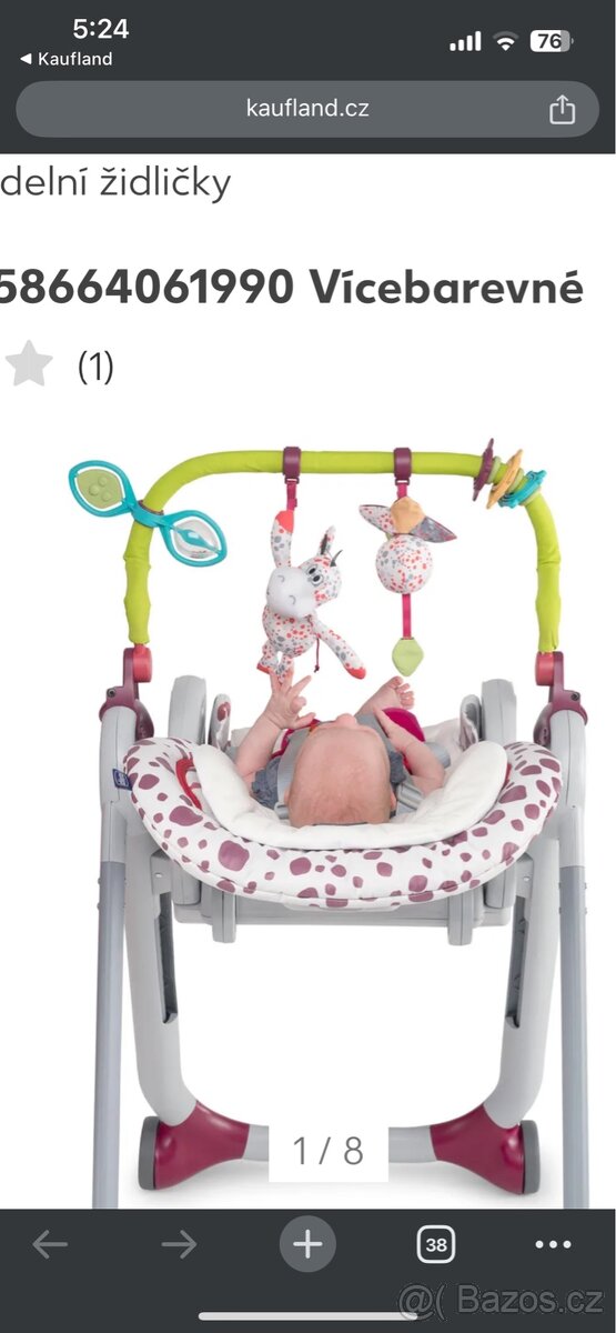 Jidelni detska zidle Chicco polly progres 5 - 4