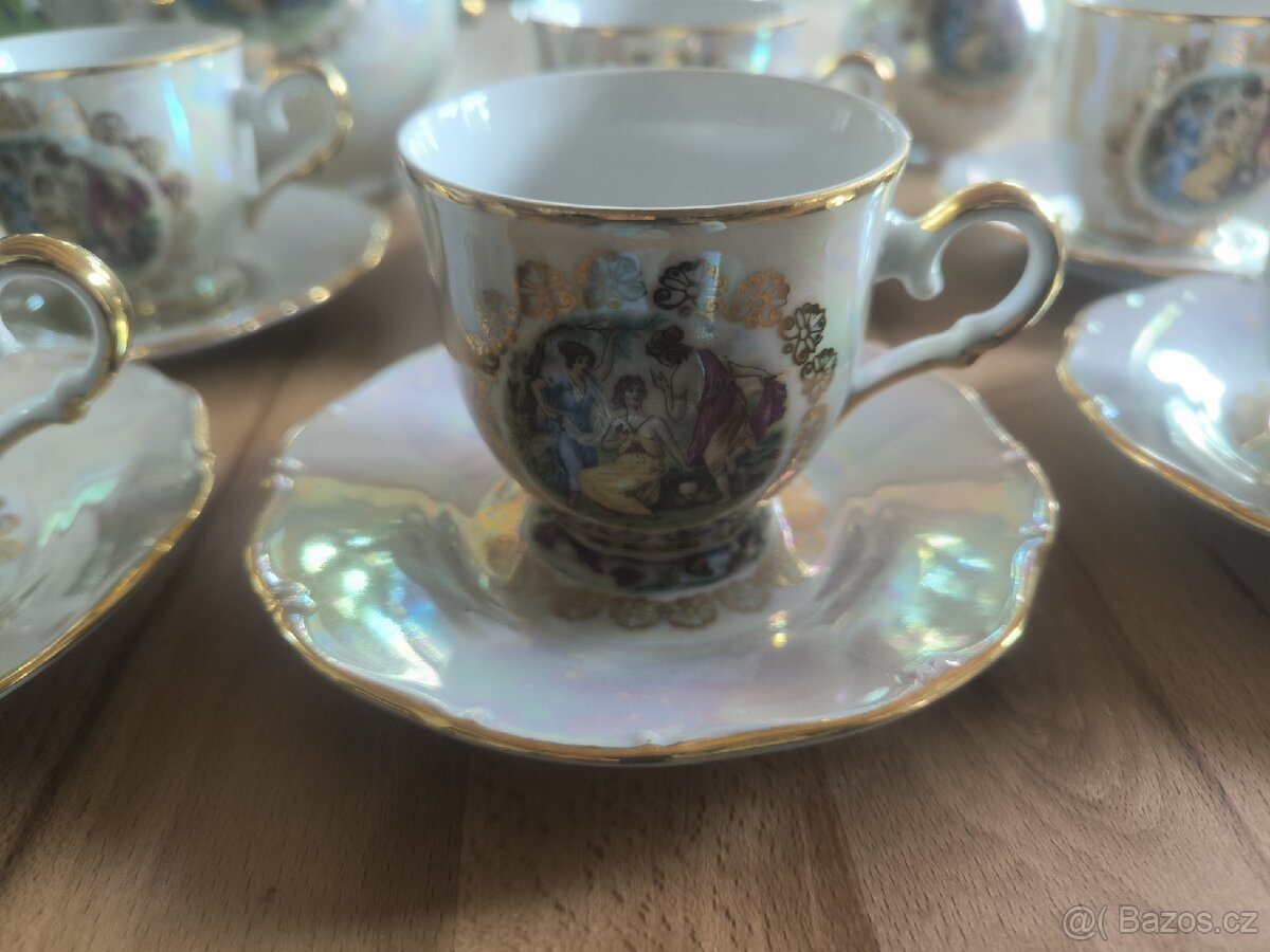 Porcelánová sada tři grácie MZ Czechoslovakia - 4