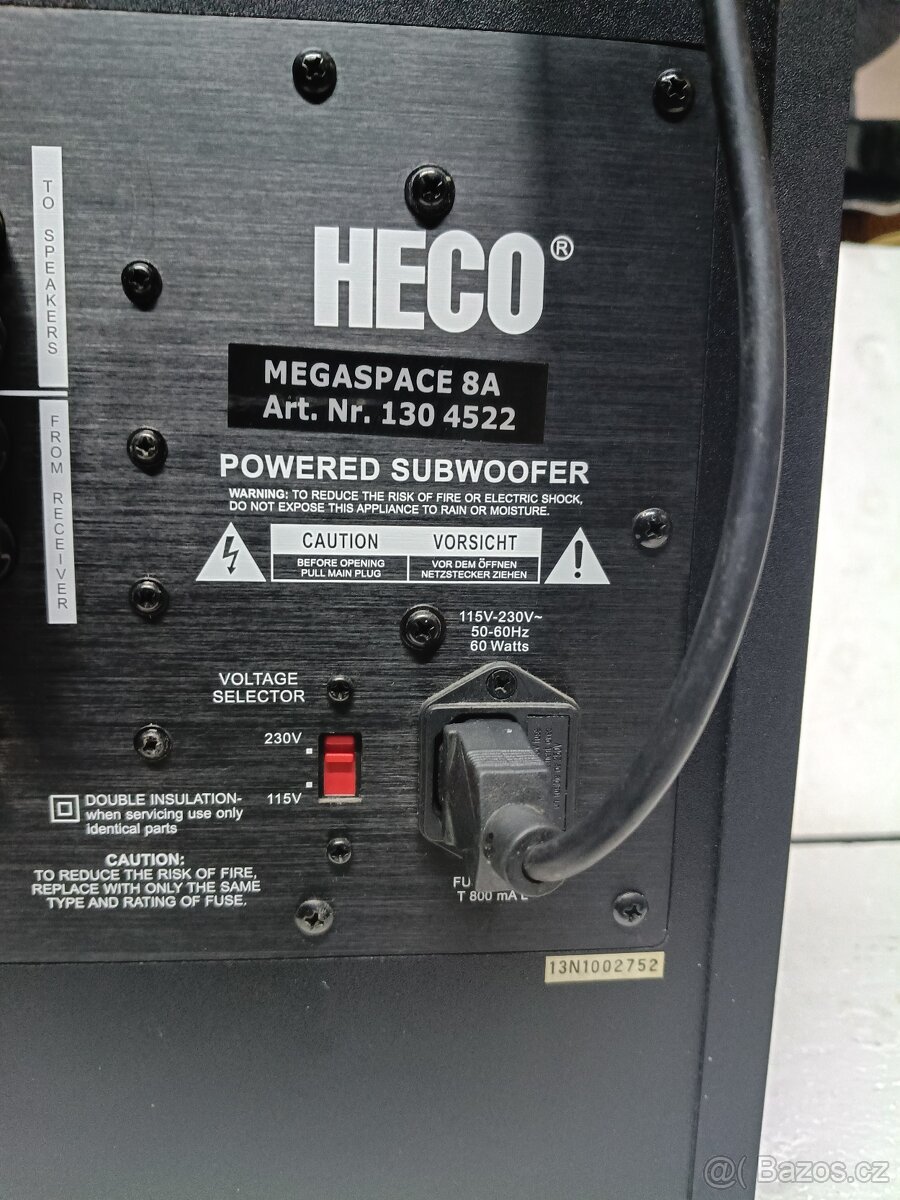 Aktivní subwoofer Heco Megaspace 8A - 4