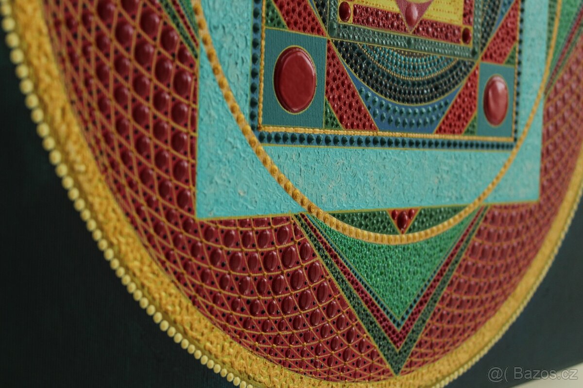 Obraz Mandala 50x50 posvátná geometrie - 4