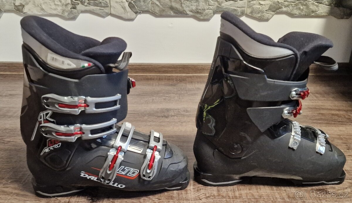 Dětské lyže Elan + lyžáky - 4