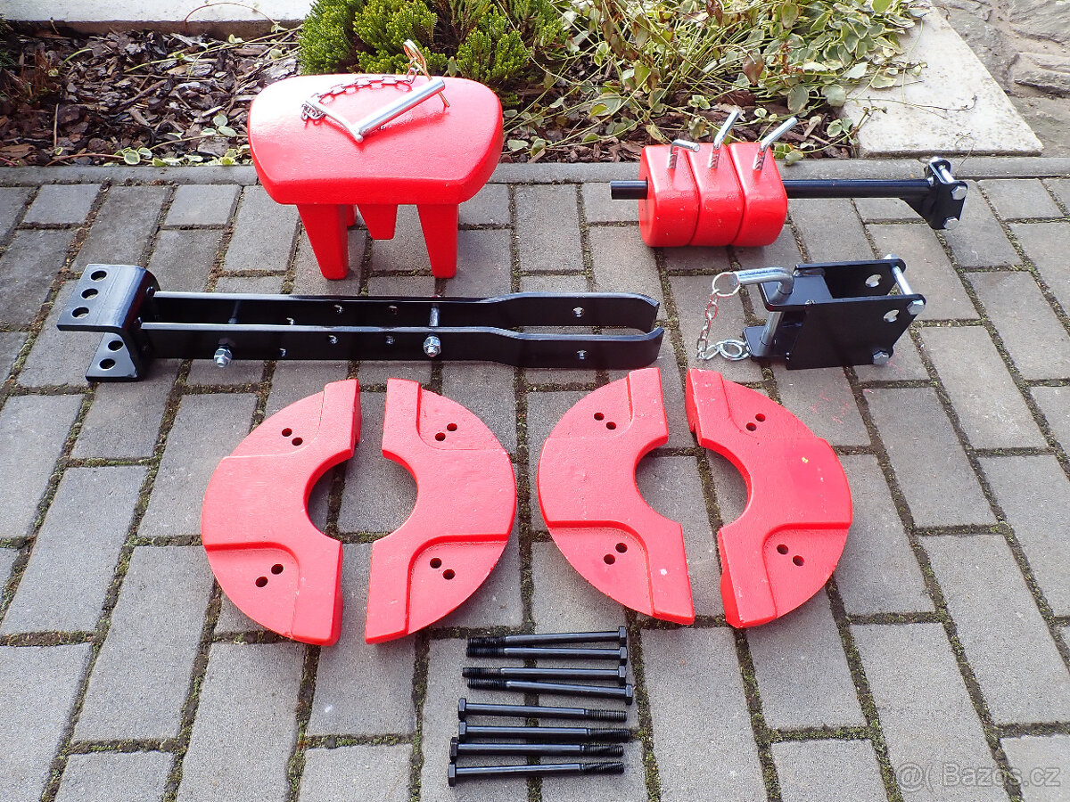 vari - NOVÉ závaží kol Global, závaží 33 kg, 5 kg + nosiče - 4