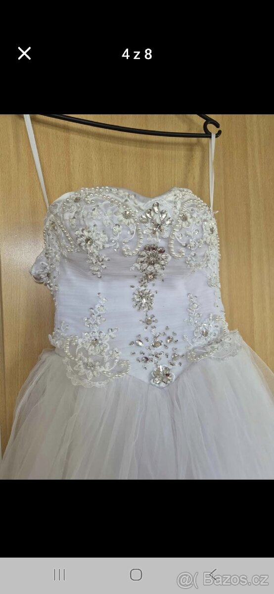 Svatební šaty 38-40 - 4