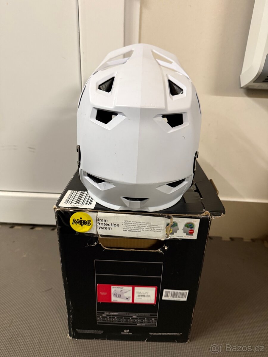 Fox Yth Rampage Helma, Ce White/White YL 51-52cm - 4