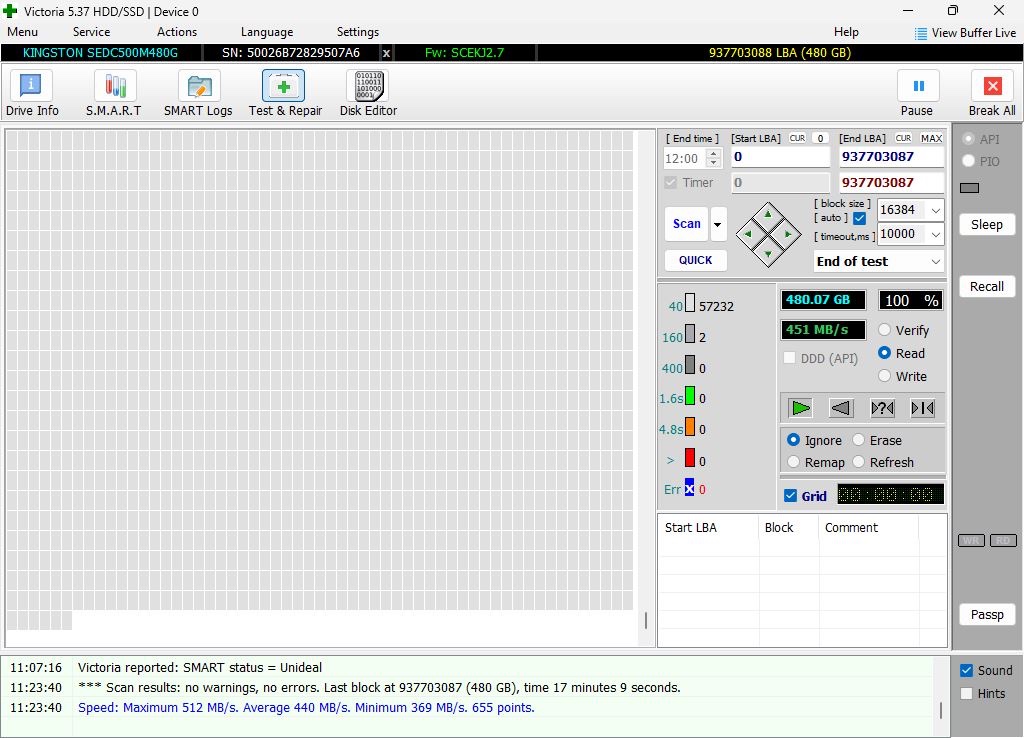Kingston DC500M 480GB - 4