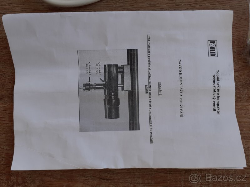 Topná tyč pro kompaktní termostat.ventil - 4