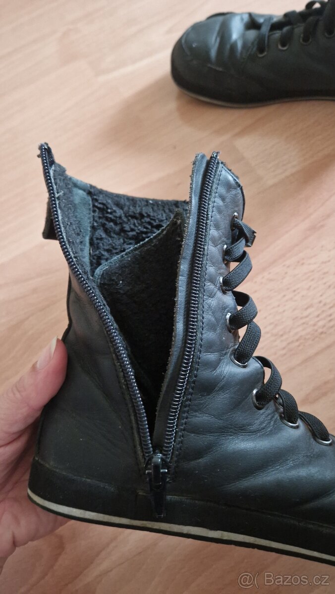 Barefoot zimní boty (šité na míru). Zn. Kaku, rozměr 22,8 x - 4