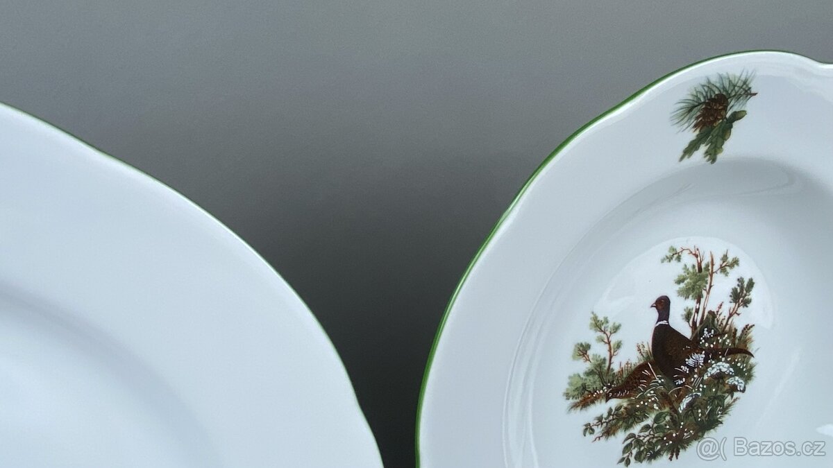 Porcelánová Talířová souprava, Myslivecká 18d. NOVÁ - 4