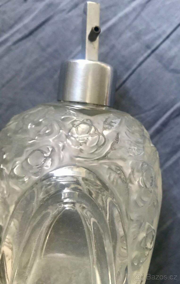starožitný flakon na parfém Art Deco Bohemian - 4