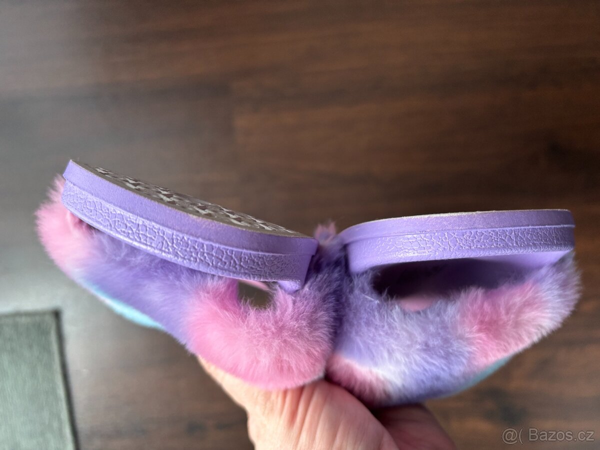 Chlupatkové pantofle 34 - 4