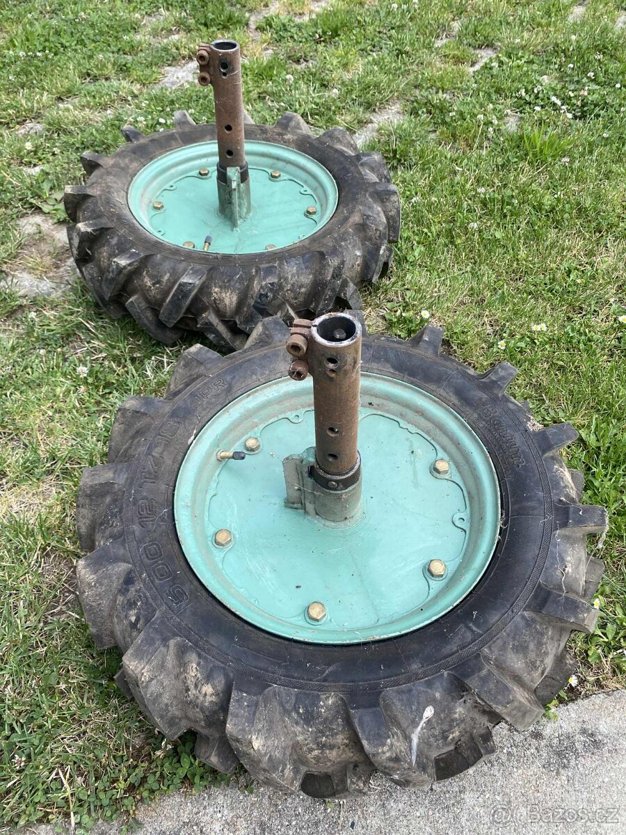 Kola s pneumatikami 5.00 - 12 - 4