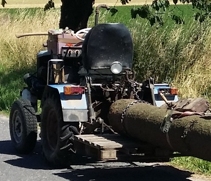 Malotraktor domácí výroby. - 4