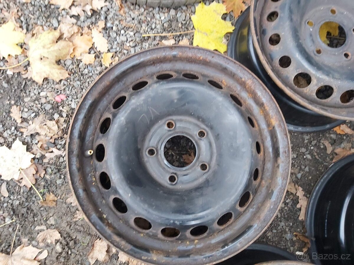 517 originální plechové disky Renault 5x114.3 - 4