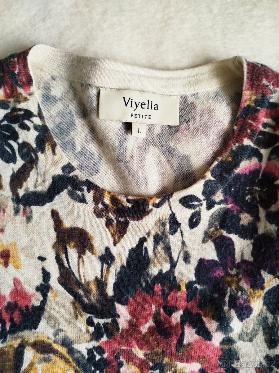 květovaný svetr, zn.Viyella - 4