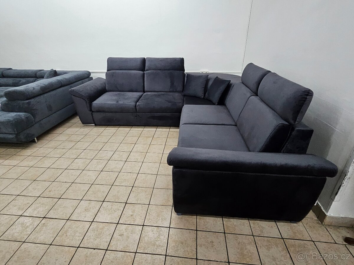 ROHOVÁ SEDACÍ SOUPRAVA - ROZKLÁDACÍ - 4