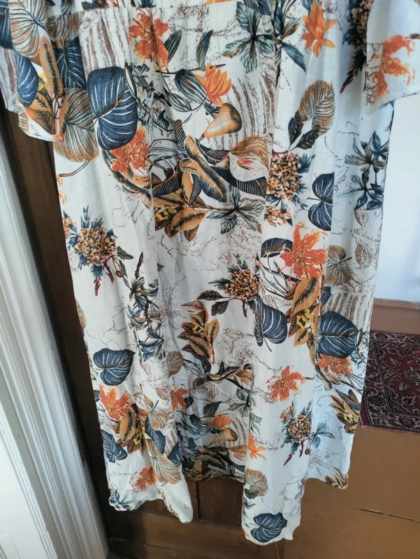 Šaty lněného vzhledu - 4