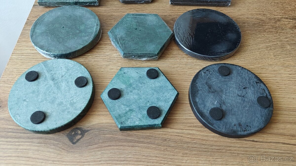 Podložky kamenné pod sklenice atp. - 4