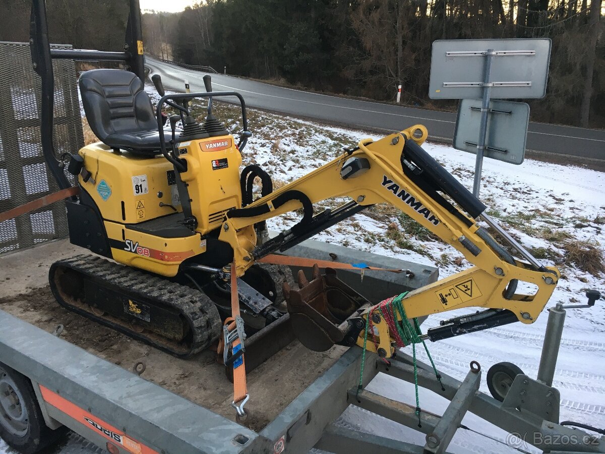 Minibagr Yanmar SV08-1A (S) - 4