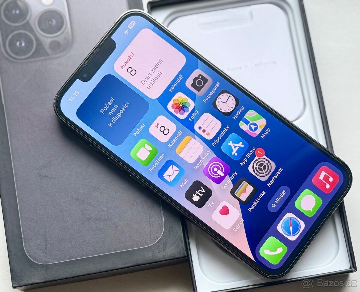 iPhone 13 Pro Graphite BATERIE 100% TOP - 4